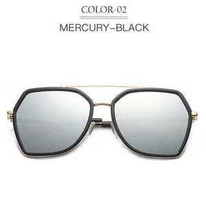 Polygon Clear Sunglasses For Women